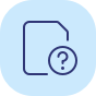 Document with question mark graphic