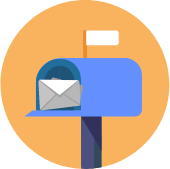 Carta em uma caixa de correio
